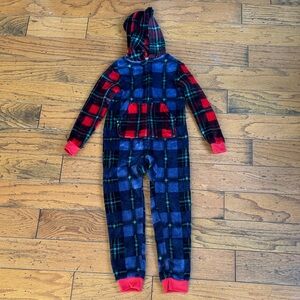 Cat & Jack Cozy Plaid Union Suit